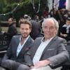 M. Pokora et Maxime Le Forestier lors de l'enregistrement de l'émission Champs-Élysées au Studio Gabriel à Paris le 3 mai 2013. L'émission sera diffusée sur France 2 à 20h45 le 11 mai prochain.