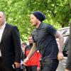 Le sportif David Beckham et Victoria Beckham font du shopping chez 'Bonpoint' et 'Comme des garçons' à Paris le 4 mai 2013.