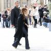 David et Victoria Beckham font du shopping chez 'Bonpoint' et 'Comme des garçons' à Paris le 4 mai 2013.
