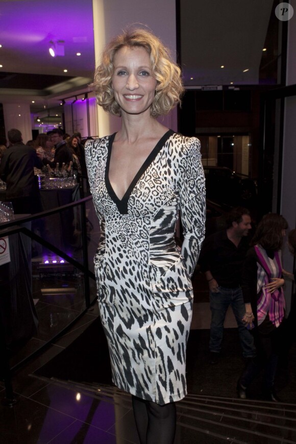 Alexandra Lamy lors de l'inauguration de la boutique "Leonard" à Paris le jeudi 21 Mars 2013