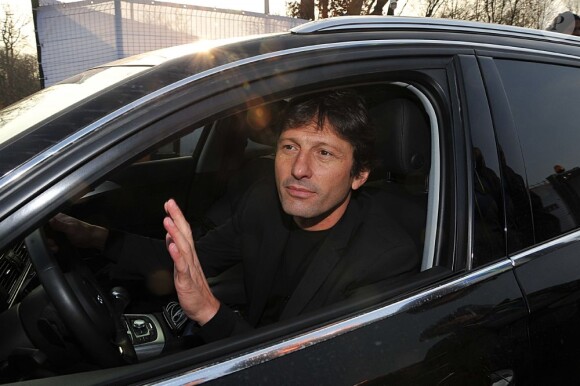 Leonardo, directeur sportif du PSG, au Camp des Loges à Saint-Germain-en-Laye le 13 février 2013