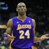 Kobe Bryant lors d'un match face aux Hawks d'Atlanta à Atlanta, le 13 mars 2013