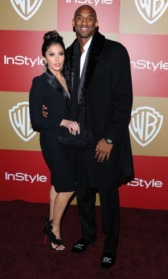 Kobe Bryant et Vanessa lors de la InStyle and Warner Bros. Golden Globe After Party au Beverly Hilton Hotel de Los Angeles le 13 janvier 2013