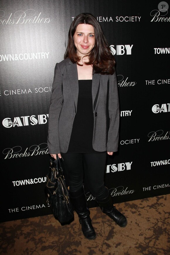 Heather Matarazzo à la projection de Gatsby le Magnifique à New York, le 7 mai 2013.
