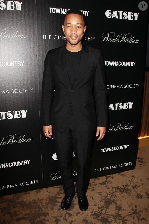 John Legend arrive à la projection de Gatsby le Magnifique à New York, le 7 mai 2013.