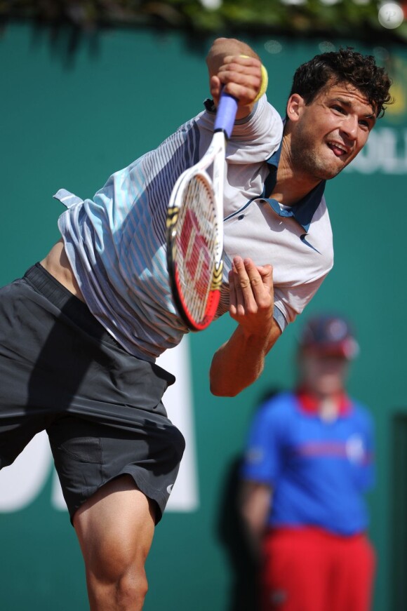 Le tennisman bulgare Grigor Dimitrov à Monaco le 16 avril 2013.