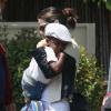 Sandra Bullock va chercher son fils Louis à l'école de Los Angeles le 9 mai 2013.
