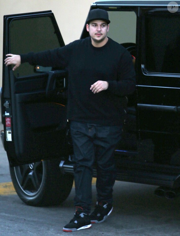 Rob Kardashian à Los Angeles, le 17 avril 2013.