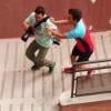 Fernando Alonso, prétendument en train d'agresser le photographe Jordi Martin le 9 mai 2013 à Barcelone