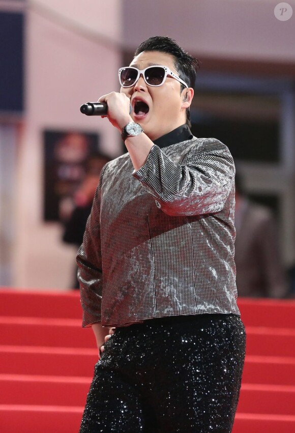 Psy à la 14e édition des NRJ Music Awards au Palais des Festivals à Cannes le 26 Janvier 2013.