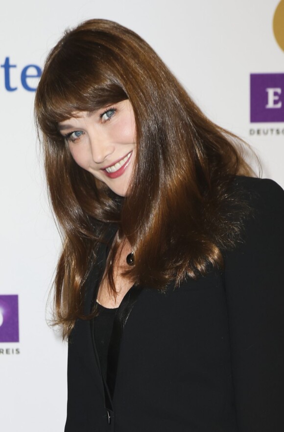 Carla Bruni aux Echo Awards à Berlin, Allemagne, le 21 mars 2013.