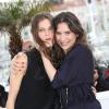 Marine Vacth et Géraldine Pailhas lors du photocall du film Jeune et Jolie au Festival de Cannes le 16 mai 2013