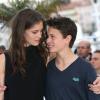 Marine Vacth, Fantin Ravat -lors du photocall du film Jeune et Jolie au Festival de Cannes le 16 mai 2013