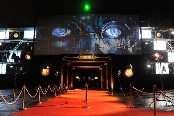 Le dôme est fin prêt pour la soirée de Gatsby le Magnifique à Cannes le 15 mai 2013.