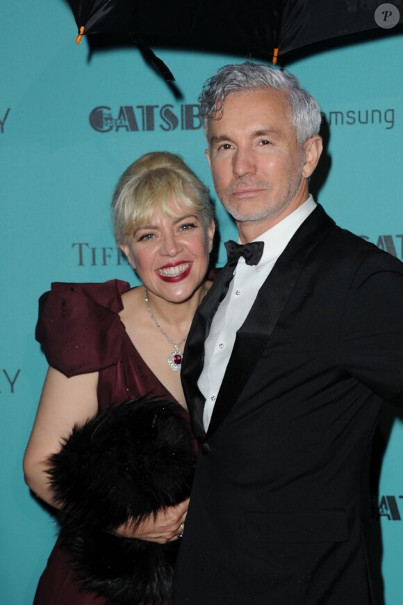 Baz Luhrmann et sa compagne à la soirée de Gatsby le Magnifique à Cannes le 15 mai 2013.
