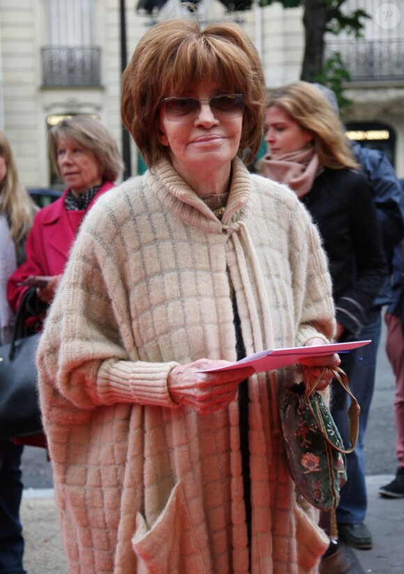 Nadine Trintignant à la 19e édition du gala "Musique contre l'oubli" au profit d'Amnesty International au Théâtre des Champs-Élysées à Paris le 16 mai 2013.
