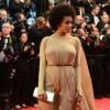 Solange Knowles monte les marches pour la présentation de Gatsby le Magnifique à Cannes, le 15 mai 2013.