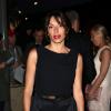 Aure Atika arrive au dîner Vanity Fair et Chanel au restaurant Chez Tetou le 19 mai 2013