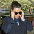 Kim Kardashian arrive à l'aéroport JFK à New York. Le 18 mai 2013.