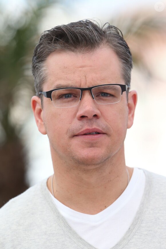 Matt Damon lors du photocall du film Behind The Candelabra (Ma Vie avec Liberace) lors du 66e Festival du film de Cannes, le 21 mai 2013.