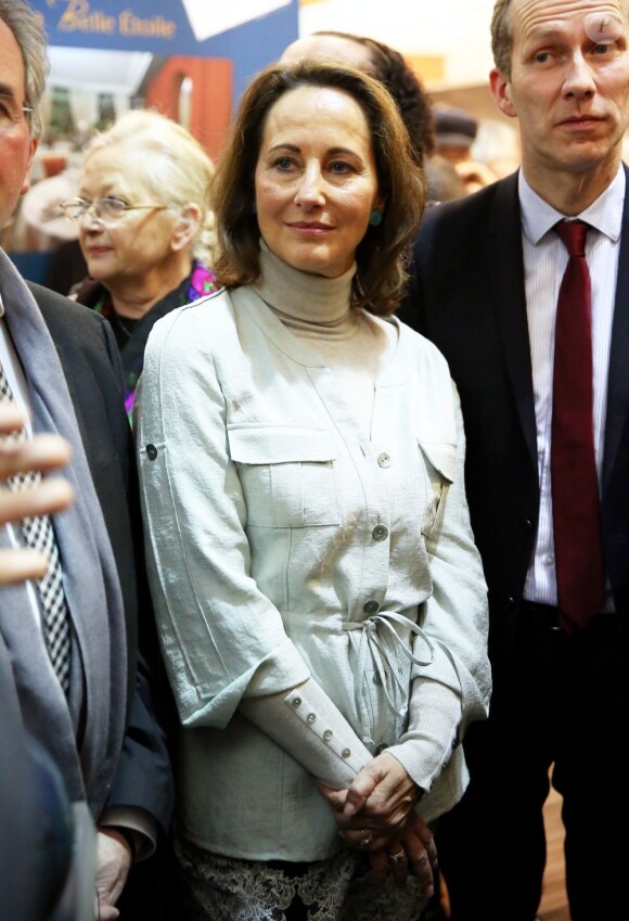 Ségolène Royal au salon de l'agriculture à Paris le 27 février 2013.