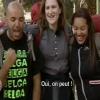 Armelle entourée de Salim et Linda dans "Pékin Express : Le coffre maudit", diffusé sur M6 le 22 mai 2013.