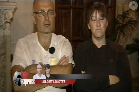 Lolo et Lolotte dans "Pékin Express : Le coffre maudit", diffusé sur M6 le 22 mai 2013.