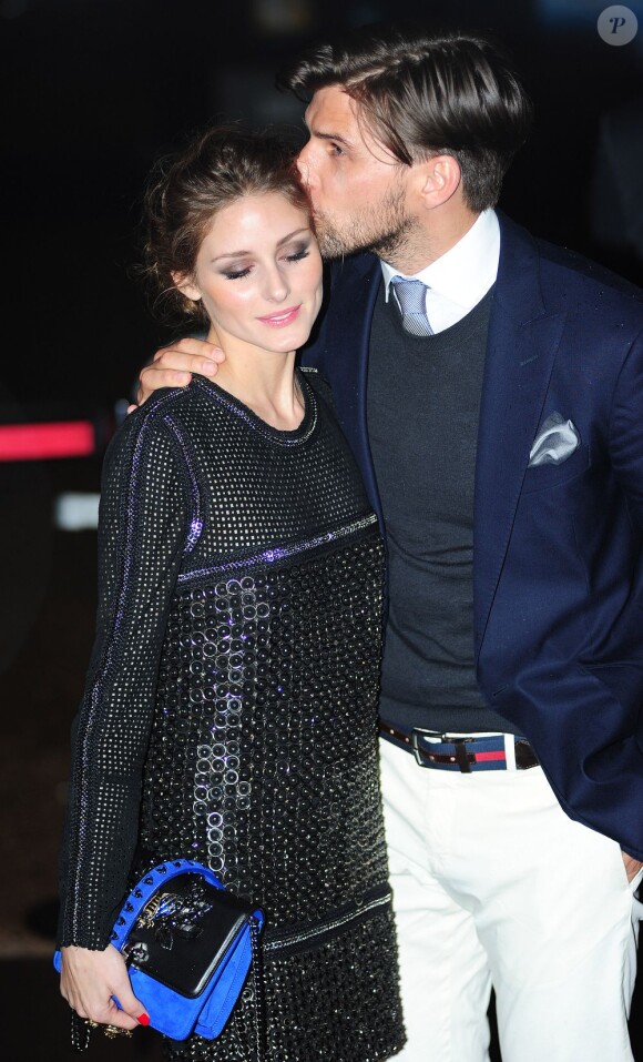 Olivia Palermo et Johannes Huebl assistent à la soirée Roberto Cavalli sur le yacht du créateur italien. Cannes, le 22 mai 2013.