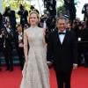 Nicole Kidman et Ang Lee - Montée des marches du film "Nebraska", présenté en compétition, lors du 66e Festival de Cannes, le 23 mai 2013.