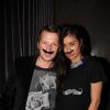 Exclusif - Chistophe Rocancourt et son amie à la soirée Moustache chez Castel à Paris, le 23 mai 2013.