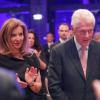Valérie Trierweiler et Bill Clinton mercredi 22 mai lors d'un grand dîner organisé par Unitaid à la Cité du Cinéma de Luc Besson à Saint-Denis.