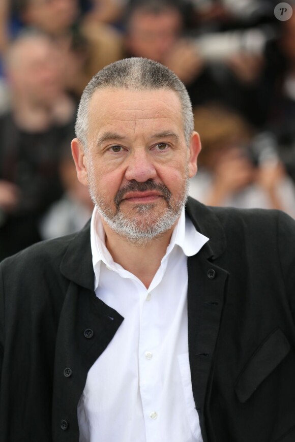Arnaud des Pallières pendant le photocall du film Michael Kohlhaas au Festival de Cannes le 24 mai 2013.