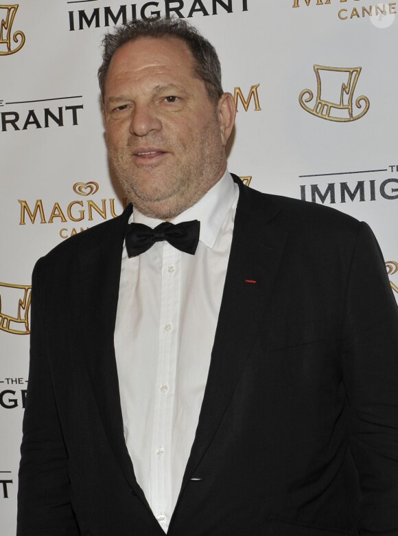 Harvey Weinstein lors de la soirée du film The Immigrant sur la plage Magnum au Festival de Cannes le 24 mai 2013