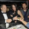 Harvey Weinstein et Lauren Kate - Cannes le 24 05 2013 - Soiree de l'equipe du film " The Immigrant " a la plage Magnum de Cannes -