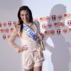 Miss France 2013, Marine Lorphelin lors de la soirée des joueurs de Roland-Garros qui se déroulait à la Résidence de l'Ambassadeur des Etats-Unis le 24 mai 2013 à Paris