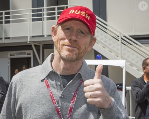 Ron Howard dans les allées du paddock du Grand Prix de F1 de Monaco le 25 mai 2013