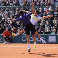 Roland-Garros : Novak Djokovic ambianceur au côté de Teddy Riner et Bob Sinclar