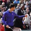 Novak Djokovic et Tedy Rinner lors de la Journée des Enfants de Roland-Garros la veille du début du tournoi, le 25 mai 2013