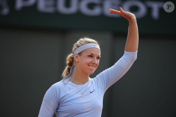 Sabine Lisciki lors du premier jour des internationaux de France à Roland-Garros le 26 mai 2013
