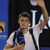 Bernard Tomic le 19 janvier 2013 à Melbourne lors de l'Open d'Australie