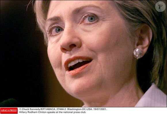 Hillary Rodham Clinton en 2001.