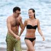 Olivia Wilde et Jason Sudeikis poursuivent leurs vacances en amoureux à Hawaï. Le 28 mai 2013.