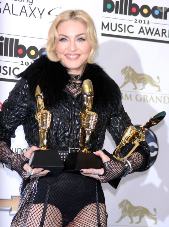Madonna aux Billboard Music Awards 2013 à Las Vegas, le 19 mai 2013.