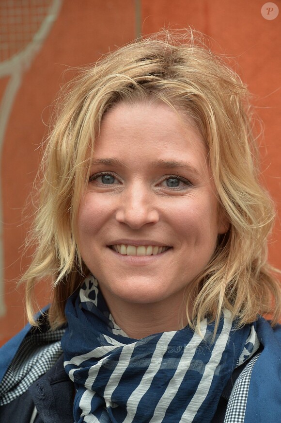 Natacha Régnier à Roland-Garros lors du cinquième jour des Internationaux de France le 30 mai 2013
