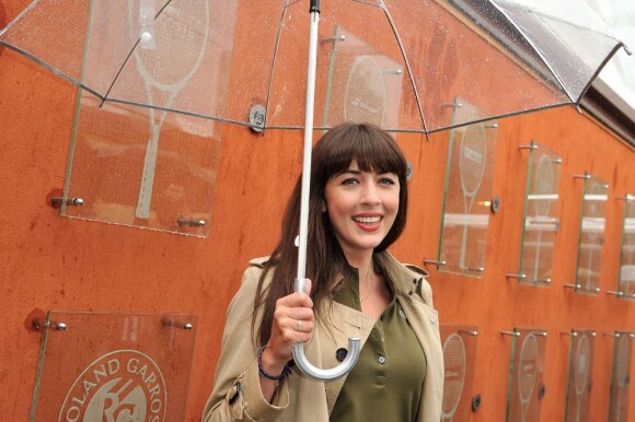 Nolwenn Leroy à Roland-Garros lors du cinquième jour des Internationaux de France le 30 mai 2013
