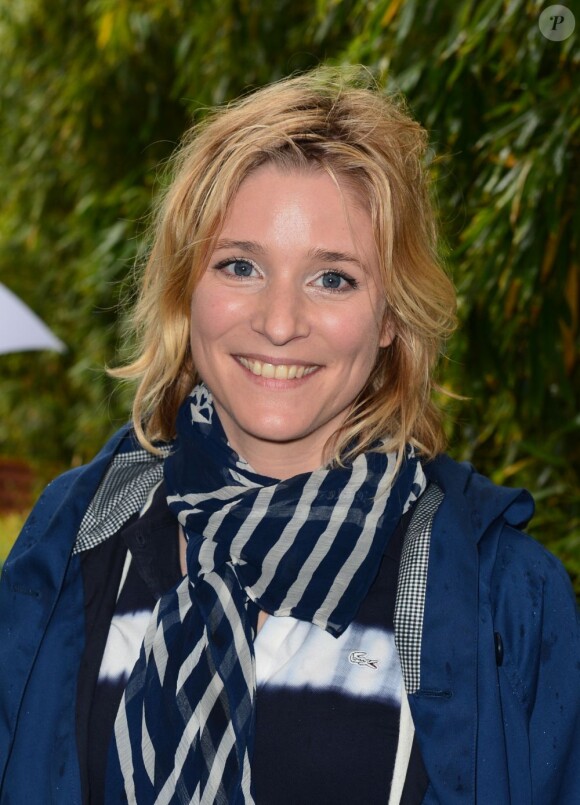 Natacha Régnier à Roland-Garros lors du cinquième jour des Internationaux de France le 30 mai 2013