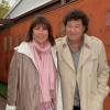 Robert Charlebois et sa femme à Roland Garros le 31 mai 2013.