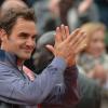 Roger Federer à Roland Garros le 31 mai 2013.