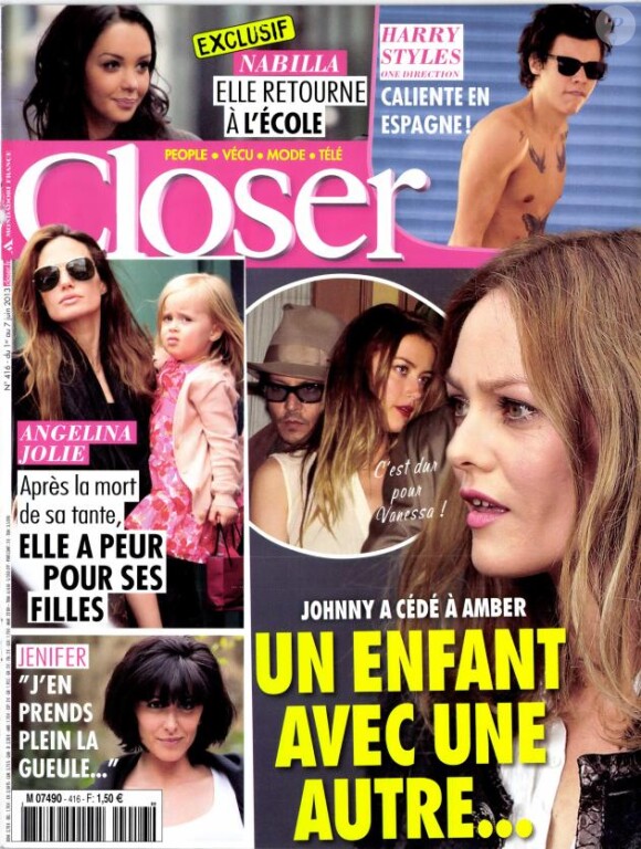 Magazine Closer du 1er juin 2013.