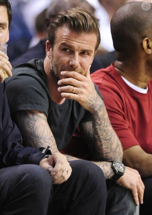 David Beckham à Miami le 30 mai 2013.